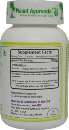 Planet Ayurveda Amalaki Rasayan - 60 Capsules Planet Ayurveda Amalaki Rasayan - 60 Capsules