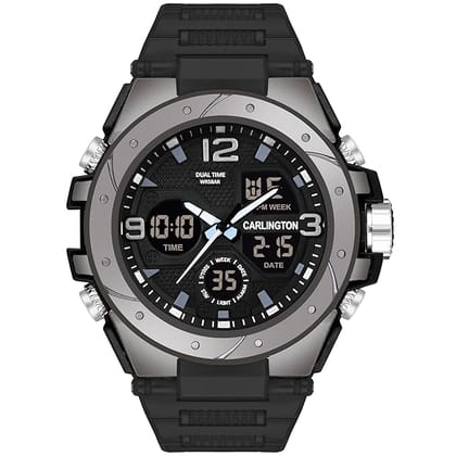 Carlington Resin Endurance Analog-Digital Sports Watch for Men and Boys