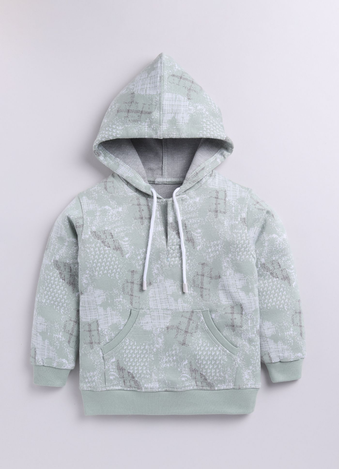 Trendy Men Unisex Baby Cotton Blend Cow Applique Hooded Sweatshirt 2025 at ShopCircuit | ONDC