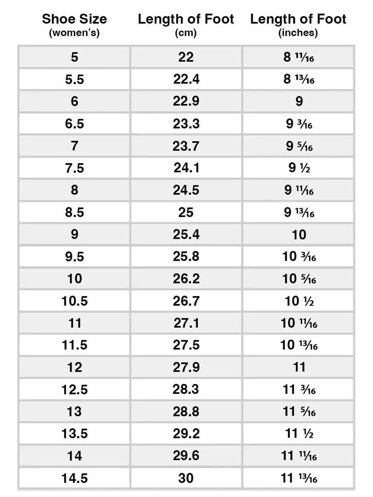 Size Guide Size Guide