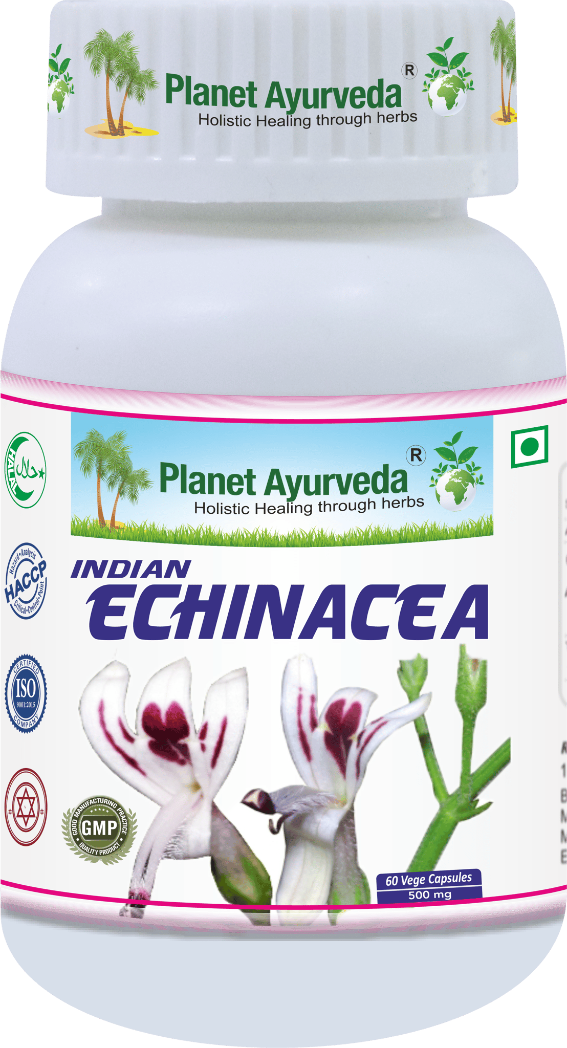 Planet Ayurveda Indian Echinacea 60 Veg Capsules 500mg