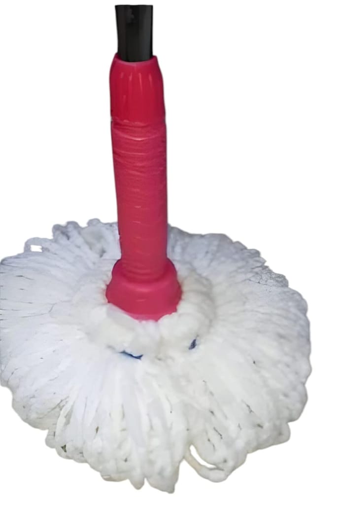 White Cotton Mop Head Refill for Commercial Floor Cleaning,