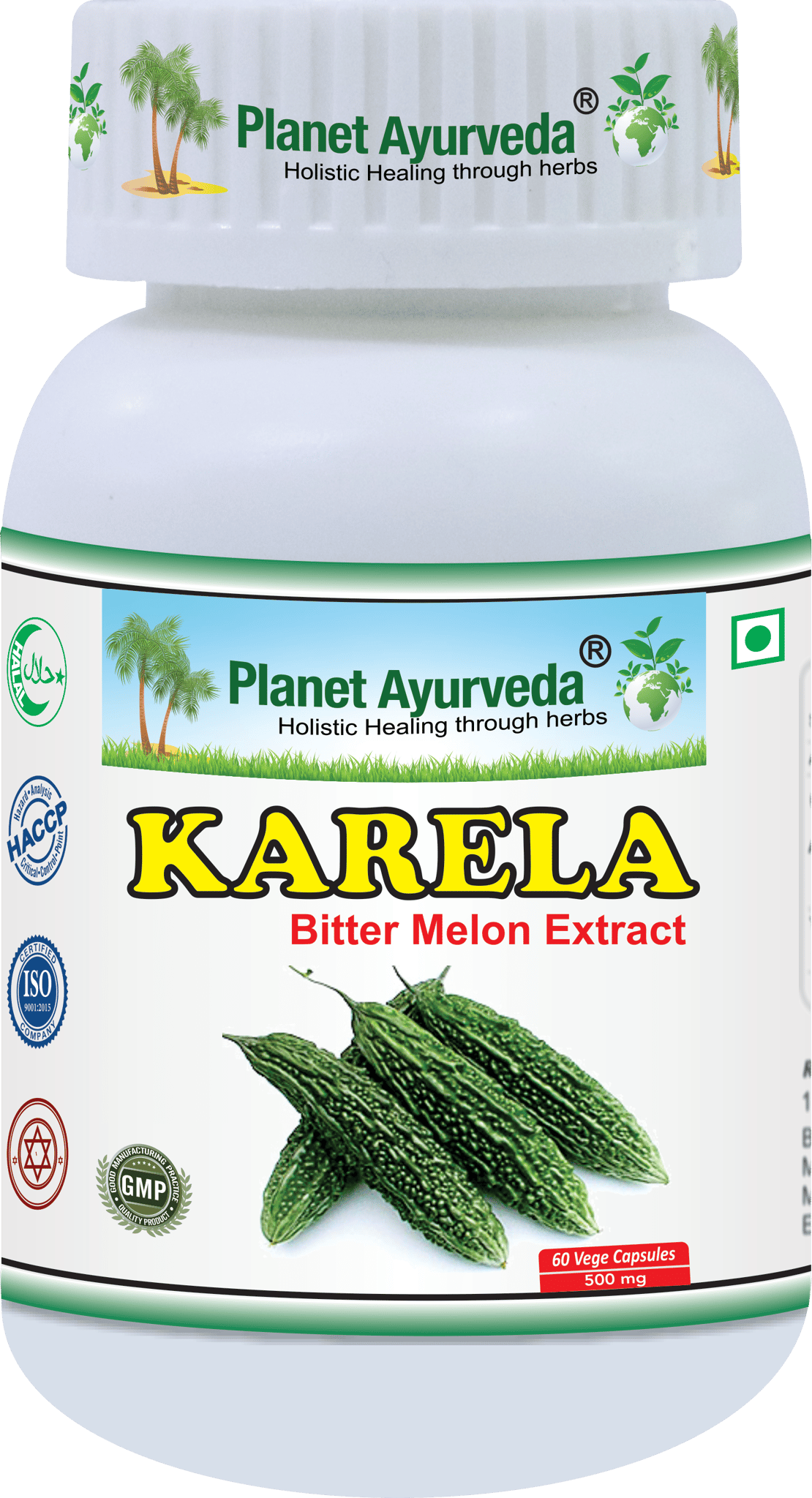 Planet Ayurveda Karela (Bitter Melon Extract) - 60 Veg Capsules