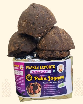 Udangudi Original Palm Jaggery | Panam Karuppatti | Organic & Natural Sweetener | 1KG