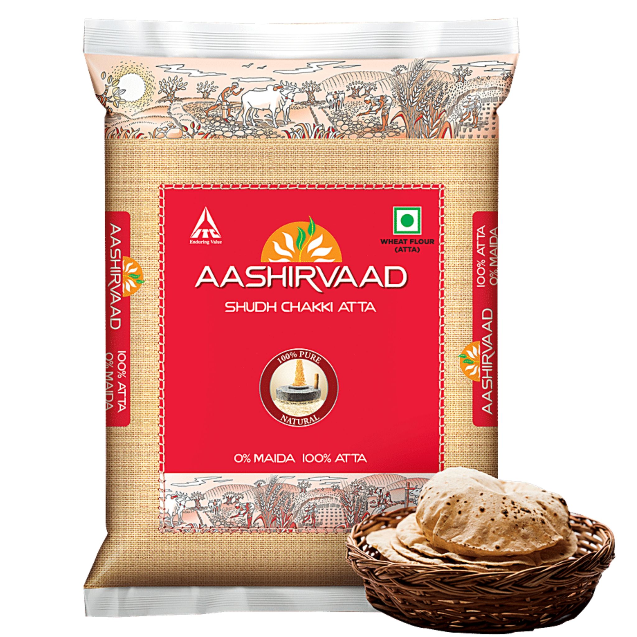 Aashirvaad Sudh Chakki Atta 10 Kg 