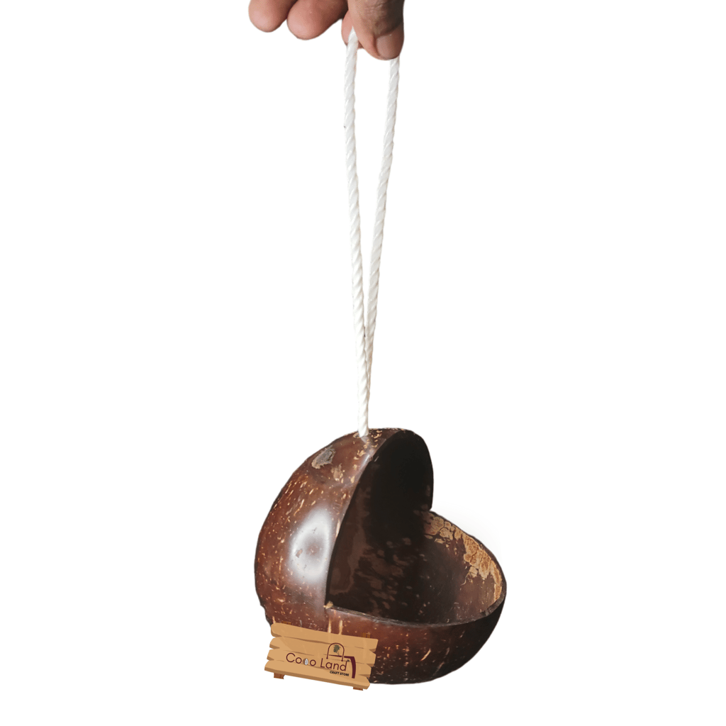 Chic Home - - and - - Decor CocoLand Coconut Shell Bird Feeder 2025 at ShopCircuit | ONDC