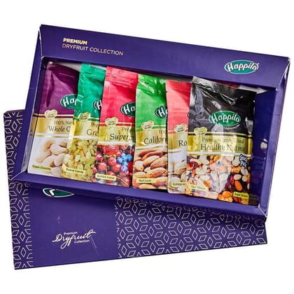 Happilo Dry Fruit Celebrations Gift Box, Daffodil, 245 G