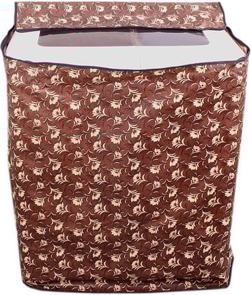 CASA FURNISHING Semi-Automatic Washing Machine Cover Compatiable For 7 kg - Silver