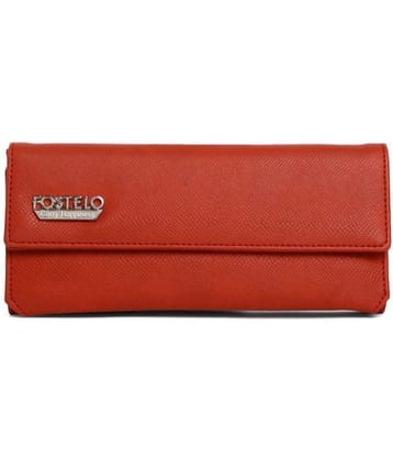 Fostelo - Red Faux Leather Purse - Red