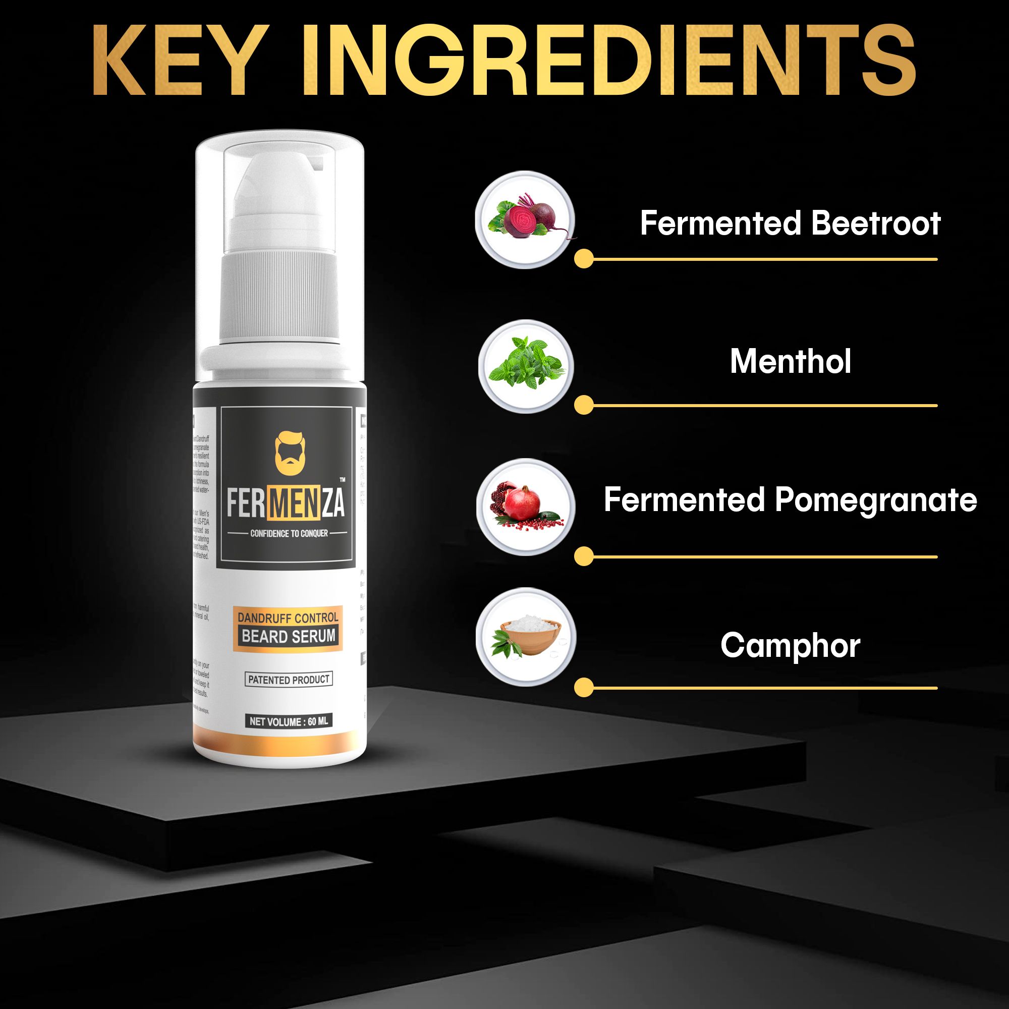 FERMENZA  Beard Dandruff Control