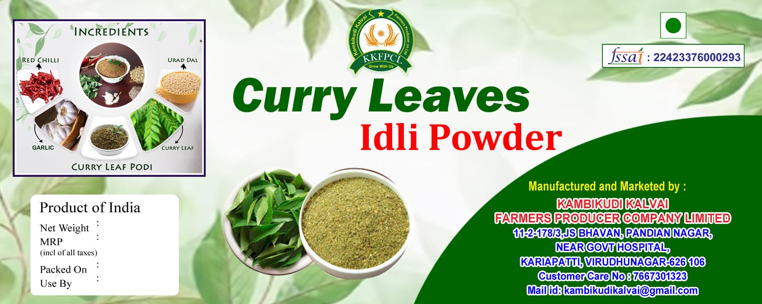 Curry Leaves Idli Powder