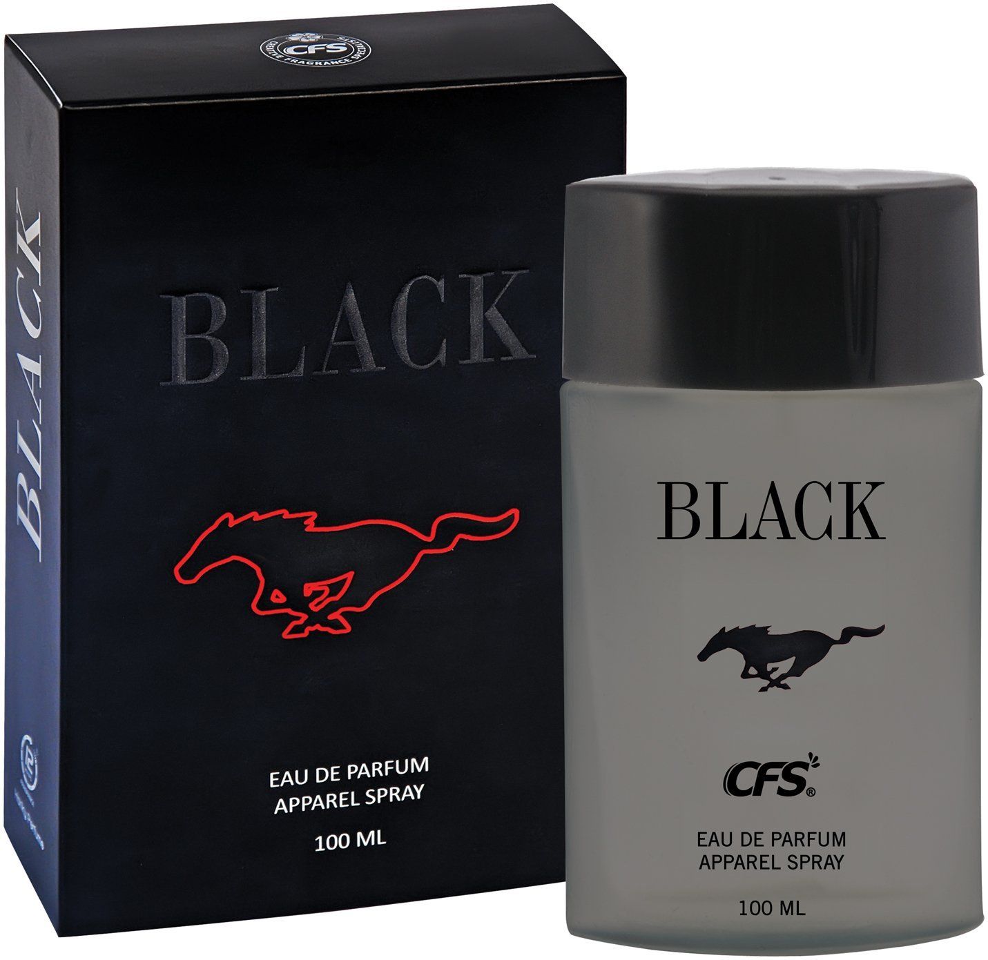 CFS Black Eau De Parfum Long Lasting EDP for Men and Women 100ml