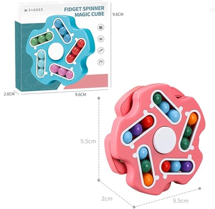 Finger Tip Rotate Puzzle Magic Bean Fidget Spinner Toys for Kids Adults Mind Teaser Memory Game