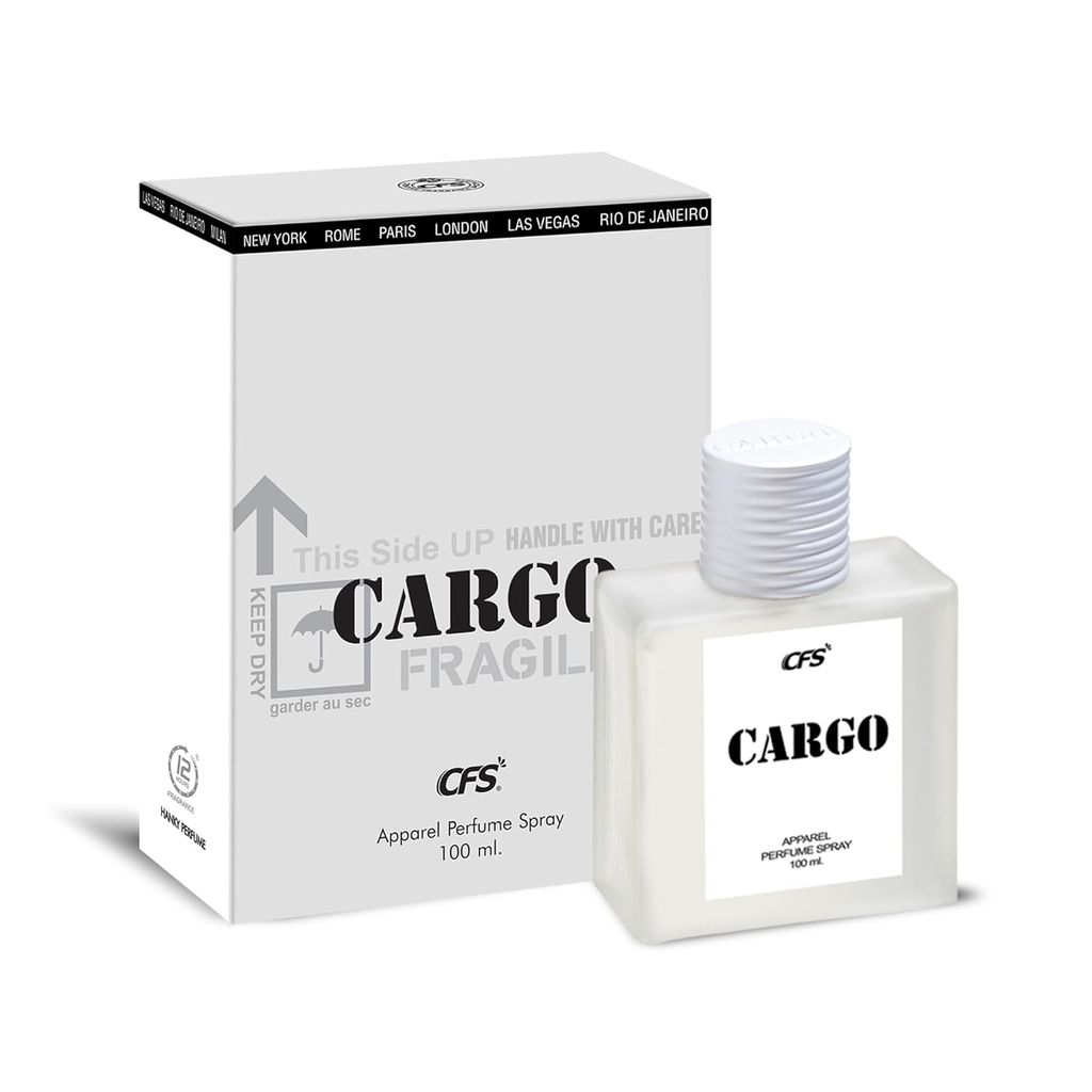CFS Cargo White Eau De Parfum Long Lasting EDP for Men and Women 100ml | A Citurs Fresh Floral Elegance
