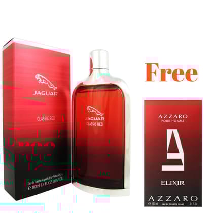 Jaguar Classic Red Eau de Toilette 3.4 fl oz/100ml Perfume Spray For Men