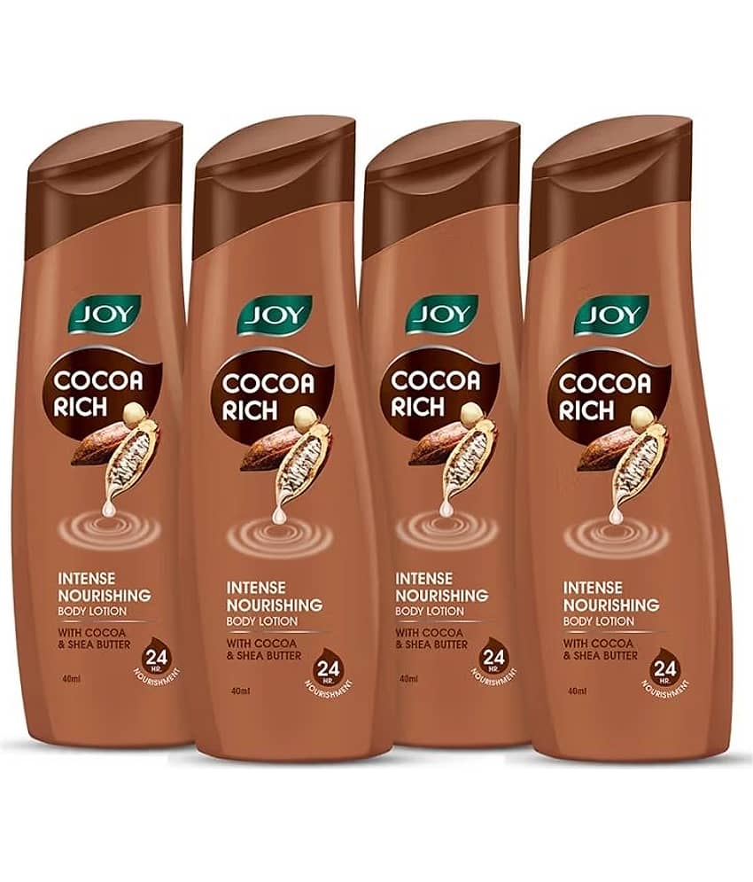 Joy Cocoa Rich Pocket-Sized Lotion With Shea Butter & Cocoa Butter 40ml each (Pack of 4)