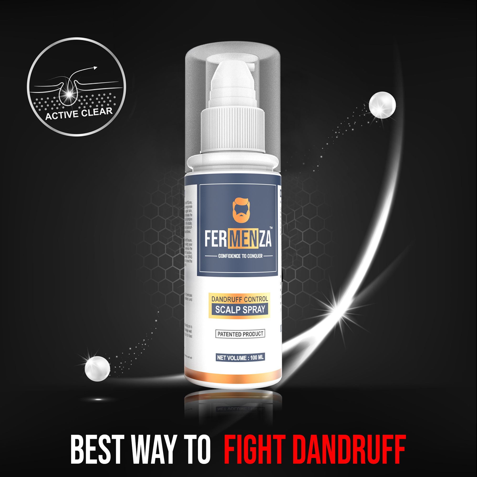 Fermenza Hair Dandruff Control Scalp Spray