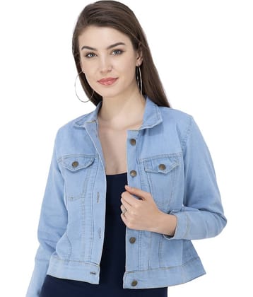 Montrez Women Denim Jacket ( Blue )