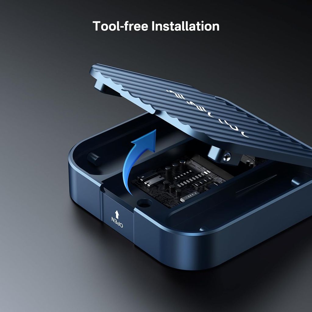 ACASIS 2230 SSD Enclosure with Magsafe for iPhone 15 Pro Max ProRes, 10Gbps USB C 3.2 Gen2, Aluminum body, Support M-Key B+M Key UASP( UP to 2TB)