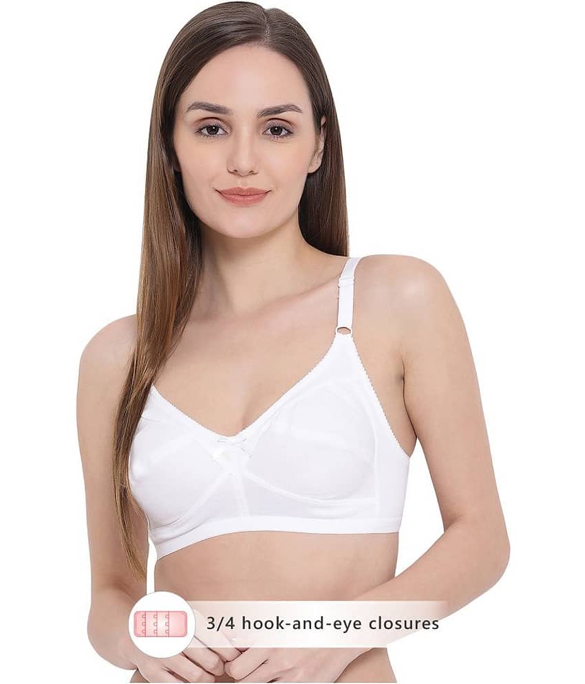 Clovia Cotton Everyday Bra - White
