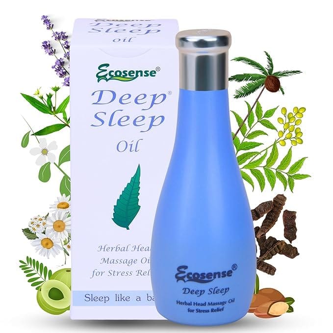 Ecosense Deep Sleep Stress Relief Head Massage Oil & Mild Headache Relief  (75 ml)