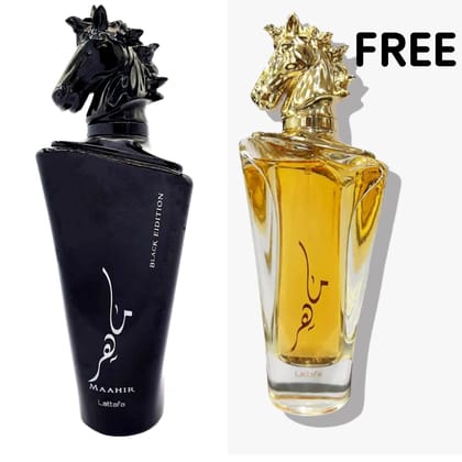 Lattafa Maahir Black Edition Long Lasting Perfume For 100ml Scent For Men Women