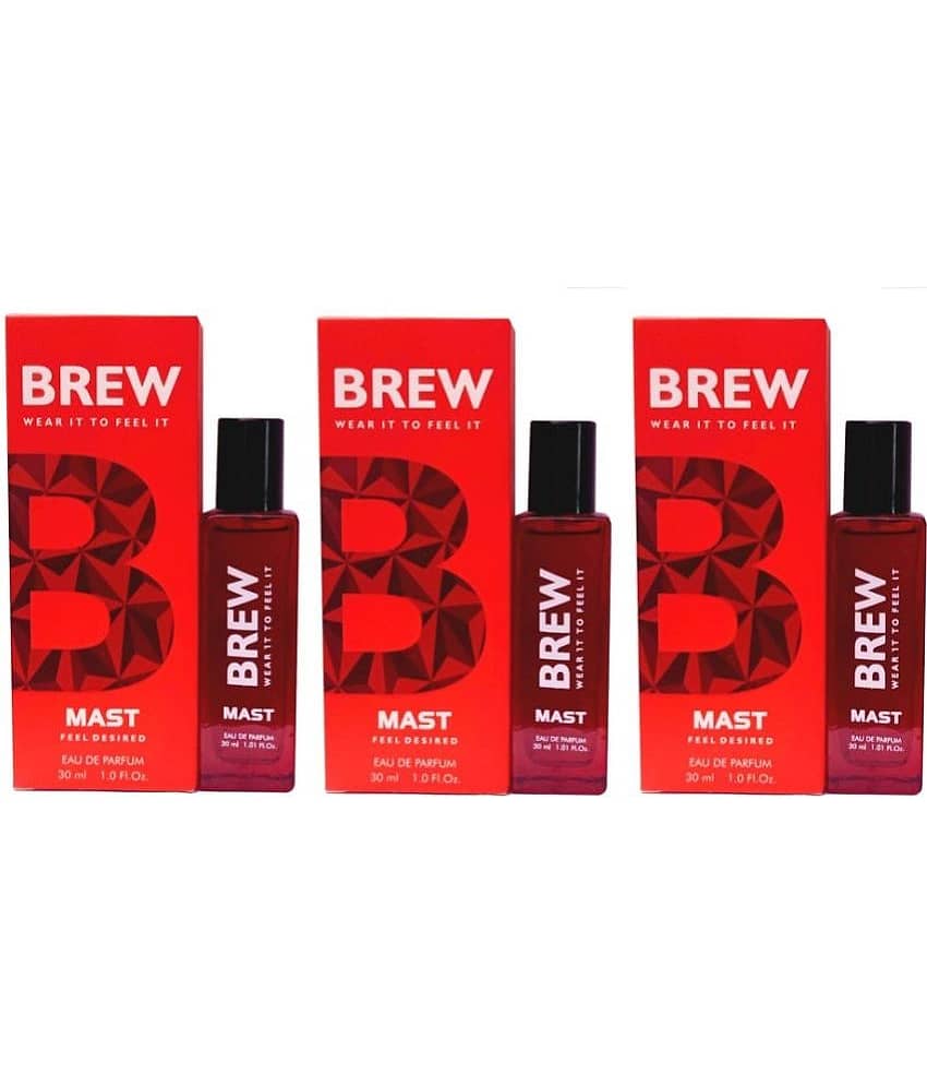 Brew - 3 MAST PERFUME ,30 ML EACH , PACK OF 3 . Eau De Parfum (EDP) For Unisex 90 ( Pack of 3 )