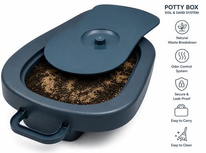 Potty box for child and pets