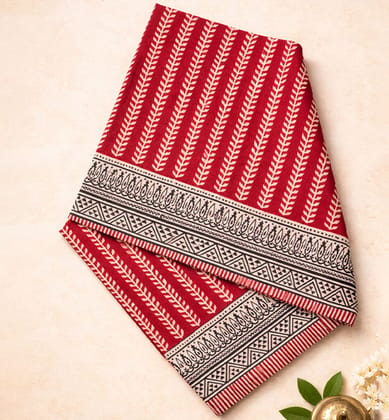 Hand Block Printed Bagh Cotton Dupatta