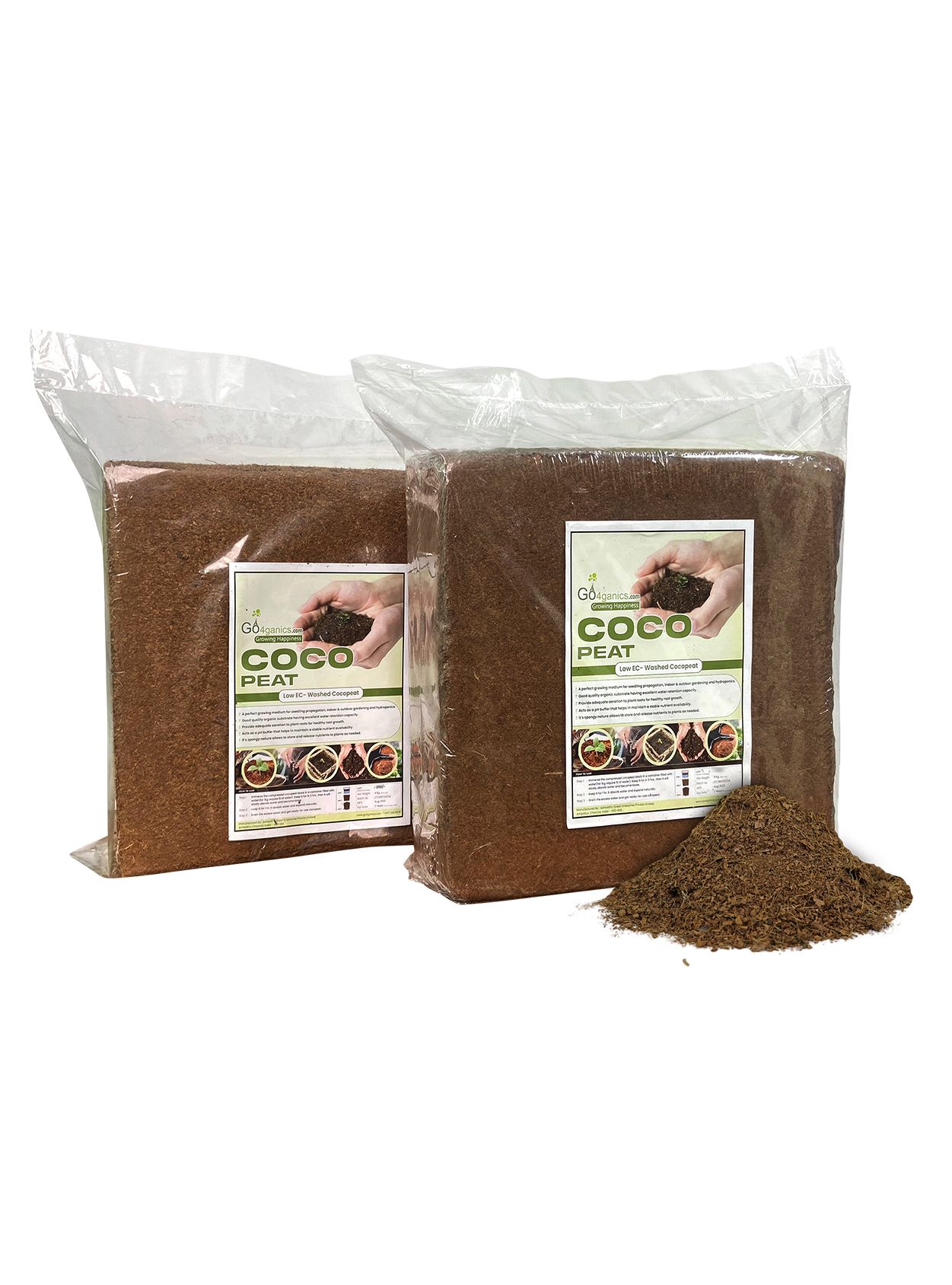 COCO PEAT BLOCK - LOW EC- WASHED 