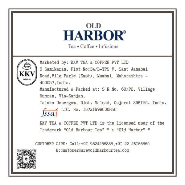 Old Harbor Assam Black Tea 100 Tea Bags with envelope