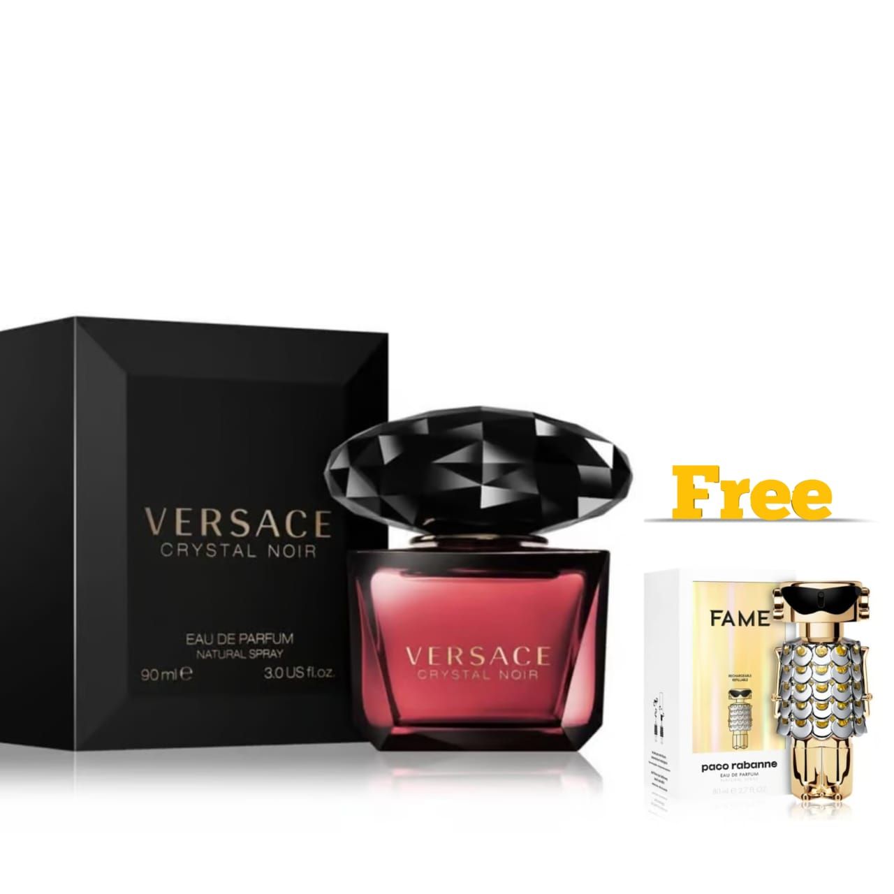 Versace Crystal Noir Eau De Perfume For Women 90ml Perfume Spray