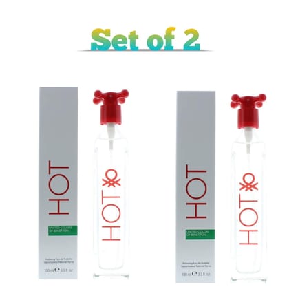 United Colors of Benetton HOT EDT 100ml Women Perfume Men Perfume Scent Buy 1 Get 1 Free Perfume