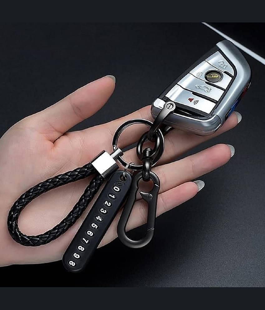 RAMDEV ENTERPRISE Black Bike Key Chain ( Pack of 1 )