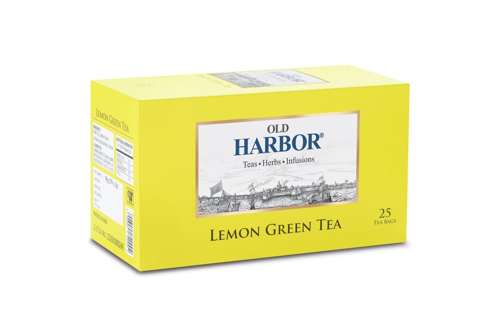 Old Harbor Lemon Green Tea 25 Tea Bags