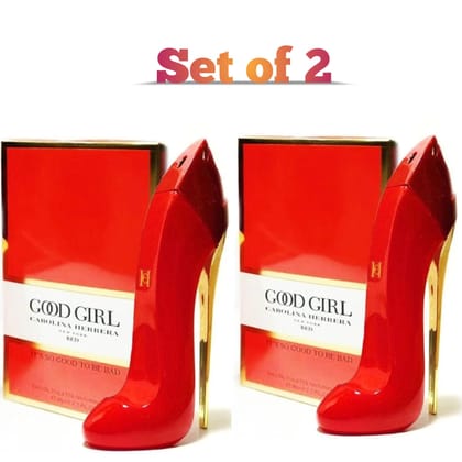Good Girl Red Eau de Parfum 80ml for Women - Seductive & Fruity Fragrance Set Of 2