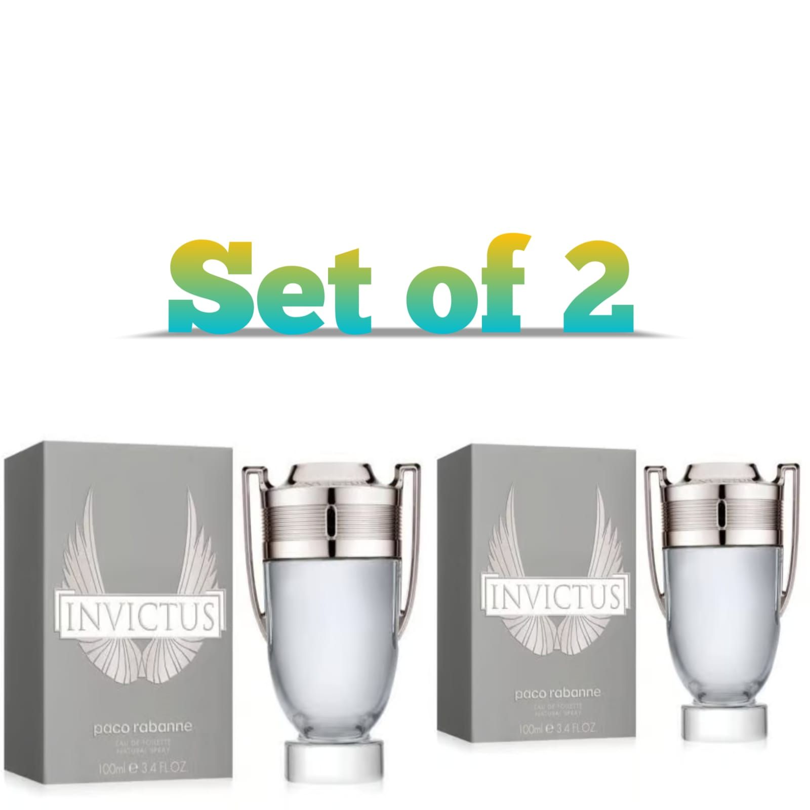 Paco Rabanne Invictus Eau De Toilette 100ml Men Perfume Big Offer Buy 1 Get 1 Free Perfume