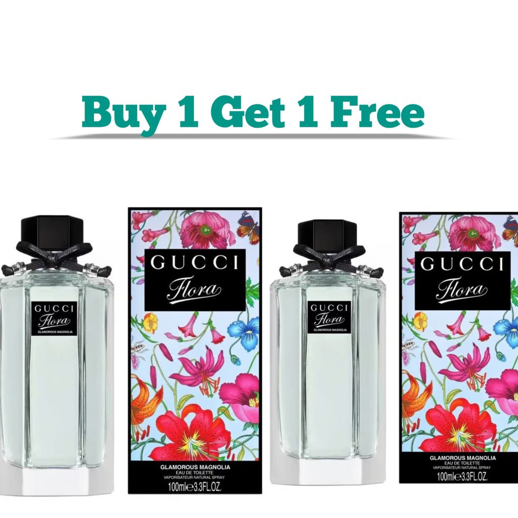 Gucci Flora Glamorous Magnolia Eau De Toilette 100ml – Buy 1 Get 1 Free Perfume