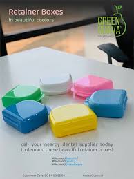 Green Guava Retainer Box - ( Blue,Green,Pink,White,Yellow )
