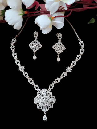 Ellnora's   beautiful Amazing Necklace Set with Earrings for all occasion like party & wedding for girls and women