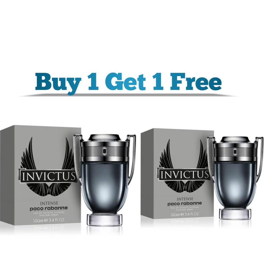 Paco Rabanne Invictus Intense Eau De Parfum for Men 100ml - Buy 1 Get 1 Free