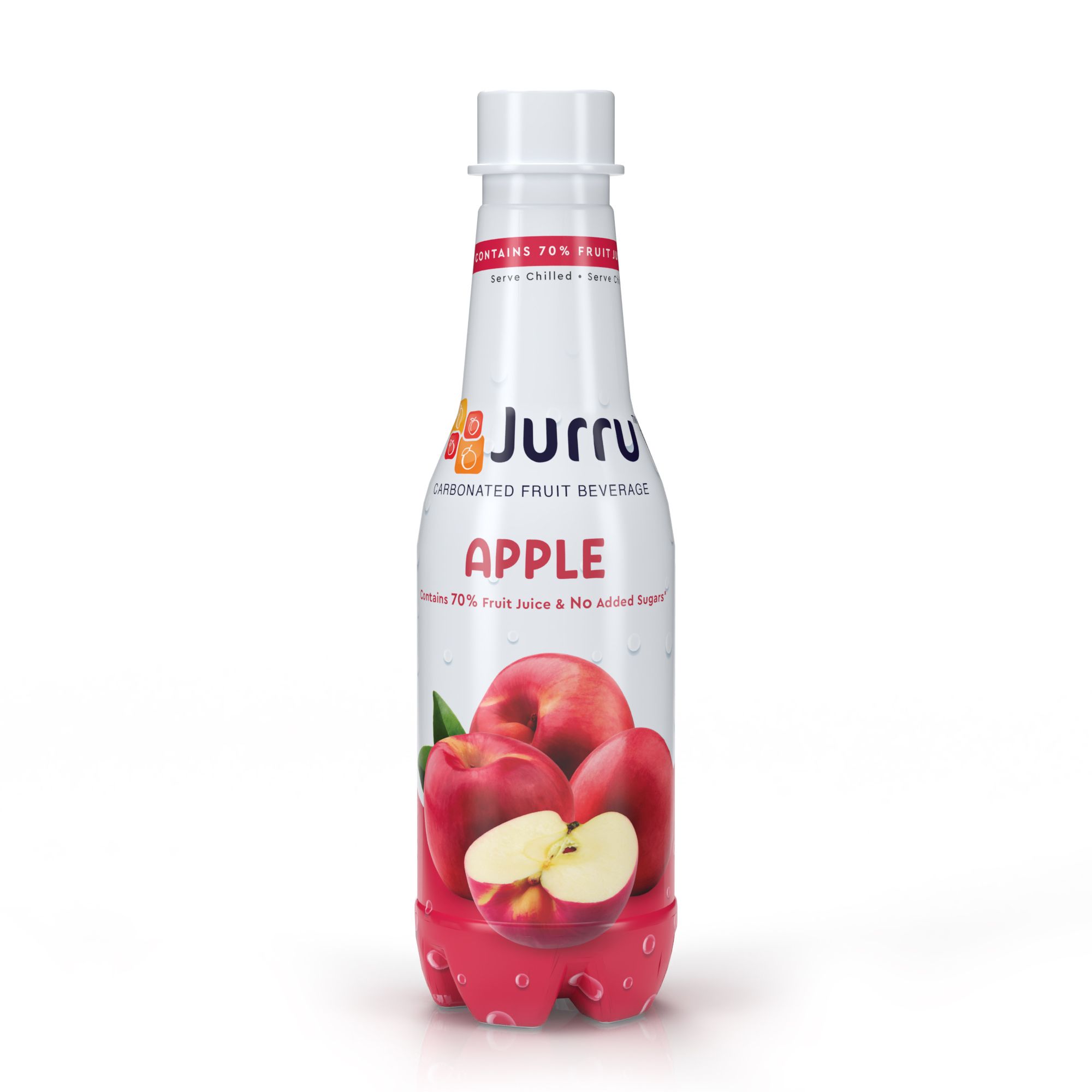 JURRU Premium Crafted Fruit Soda | Apple Fruit | Pack of 6 | 250 ml
