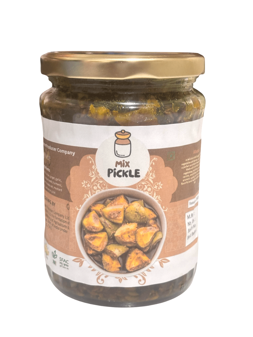 Mix Pickle - A Perfect Blend of Vegetables and Spices - 500g