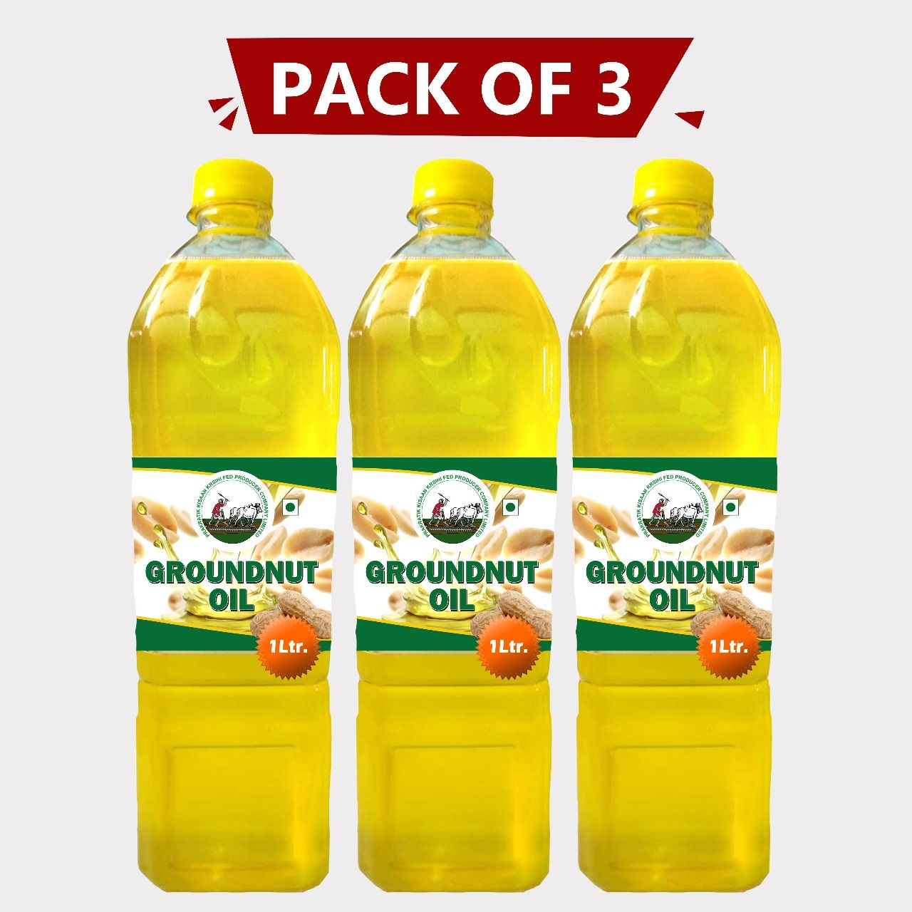 Groundnut Oil (Pack of 3)