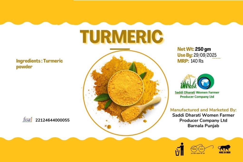Raw Turmeric Powder