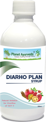 Planet Ayurveda Diarho Plan Syrup [Pack of 3] - Natural Ayurvedic Solution for Diarrhea and Dysentery - 200ml
