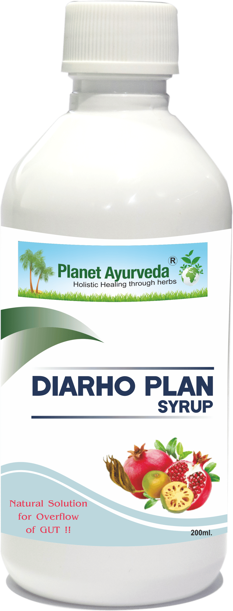 Planet Ayurveda Diarho Plan Syrup [Pack of 3] - Natural Ayurvedic Solution for Diarrhea and Dysentery - 200ml