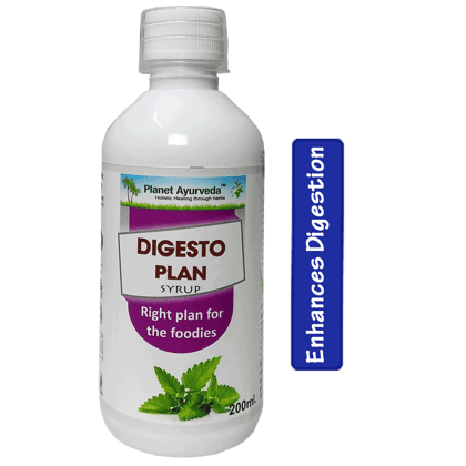 Planet Ayurveda Digesto Plan Syrup 200 ml [Pack of 3] - The Right Plan for the Foodies