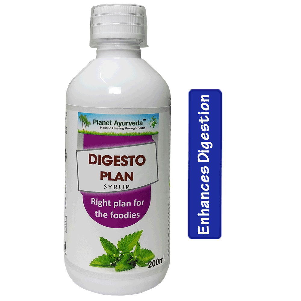 Planet Ayurveda Digesto Plan Syrup 200 ml [Pack of 3] - The Right Plan for the Foodies