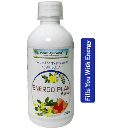 Planet Ayurveda Energo Plan Syrup [Pack of 3] - 200ml - Be the Energy You Want to Attract